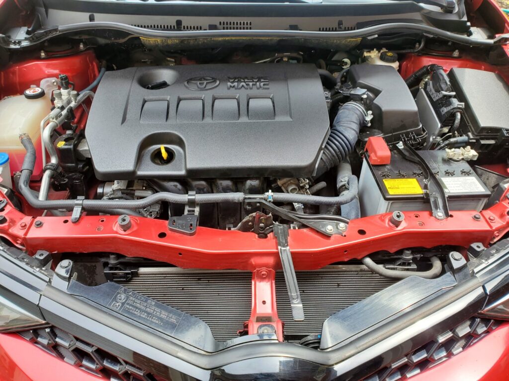 Engine bay cleaning
