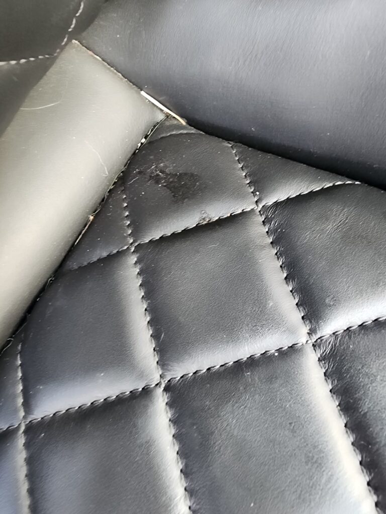 car seats leather clean