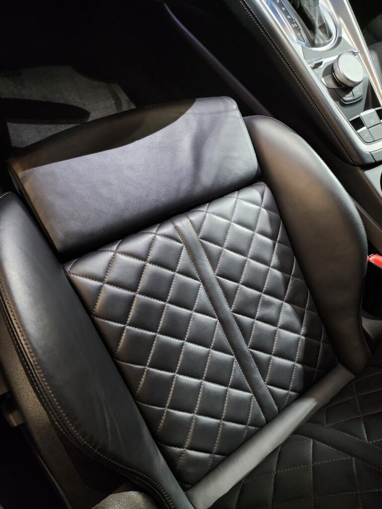 leather seat clean