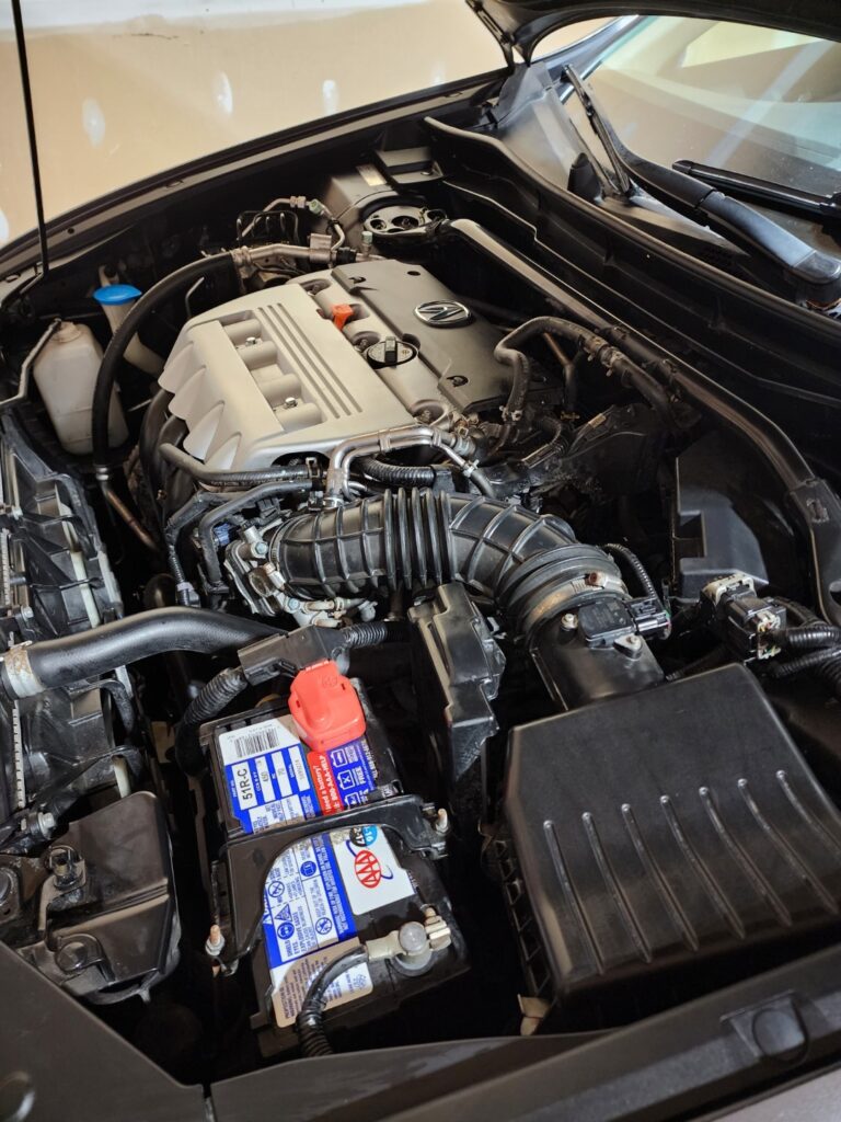 engine bay cleaning